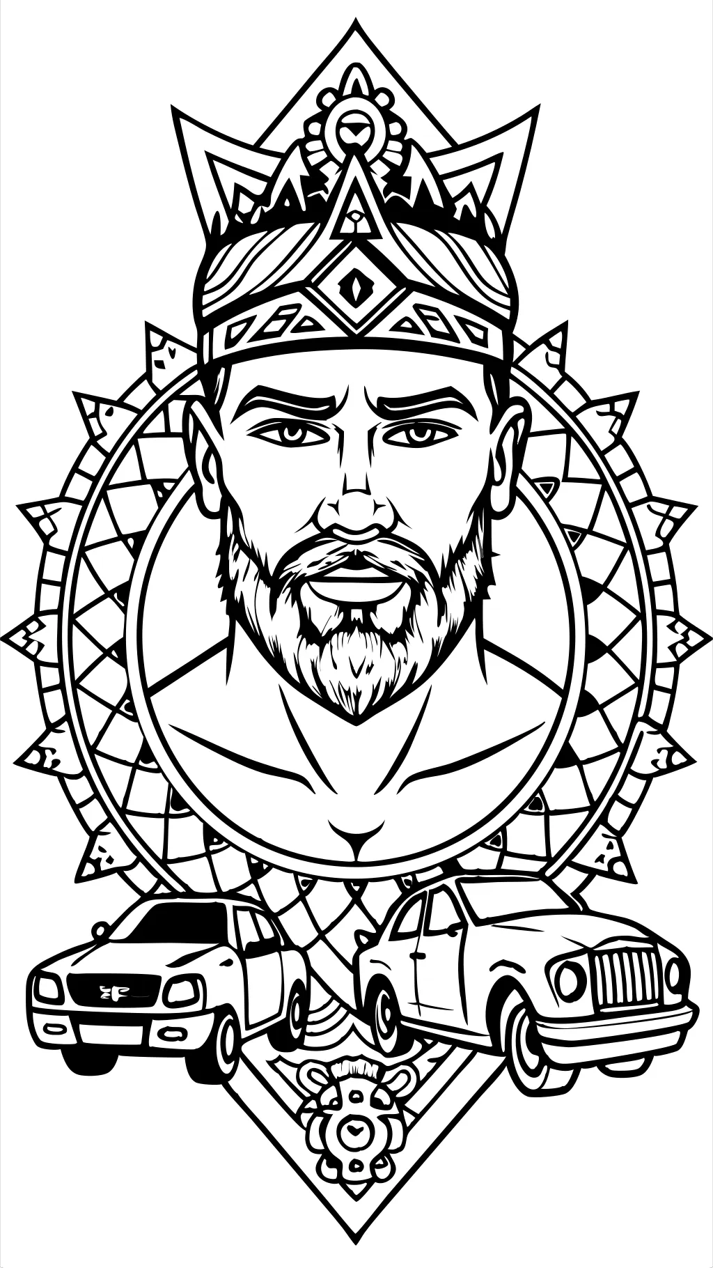 adult coloring pages men